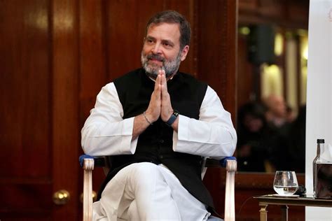 rahul gandhi in london